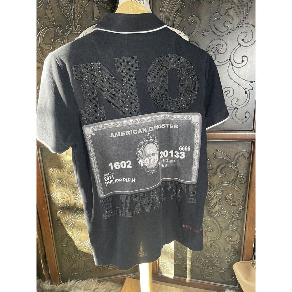 Philipp Plein Limited Edition Polo Shirt made In Switzerland Men's Shirt Size M